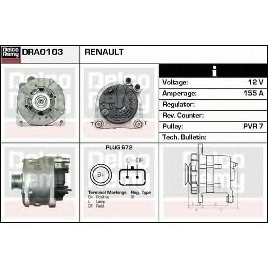 DRA0103 - Alternator 