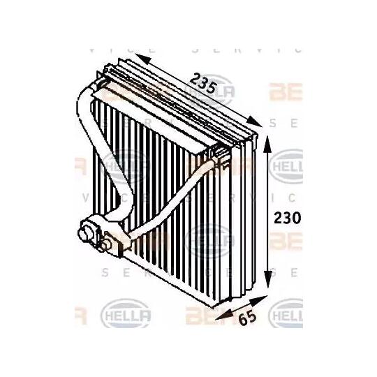 8FV 351 211-571 - Evaporator, air conditioning 