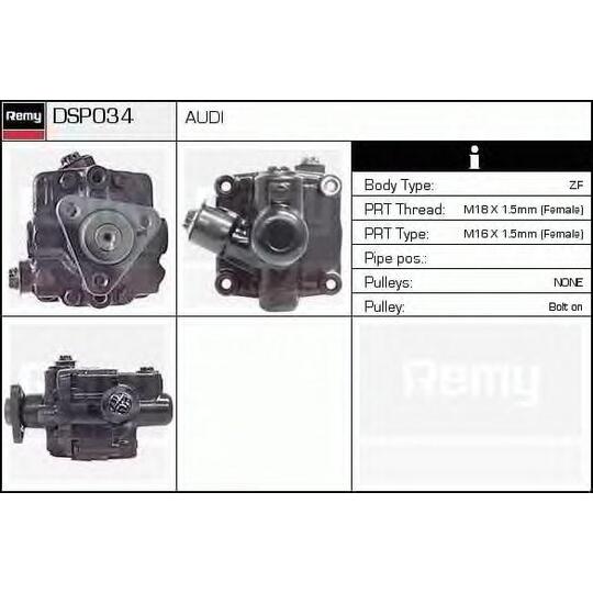 DSP034 - Hydraulic Pump, steering system 