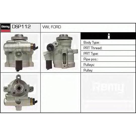 DSP112 - Hydraulic Pump, steering system 