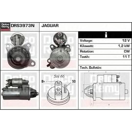 DRS3973N - Käynnistinmoottori 