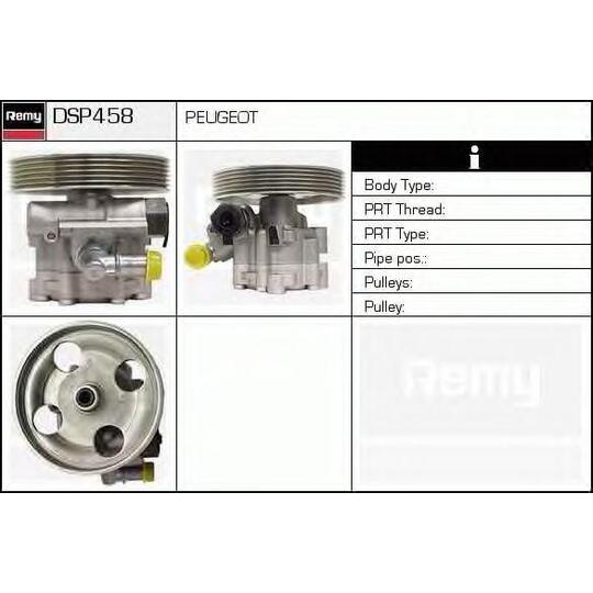 DSP458 - Hydraulic Pump, steering system 