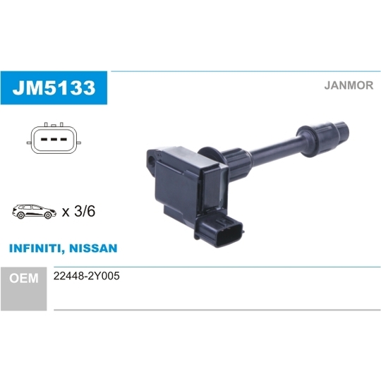 JM5133 - Ignition coil 