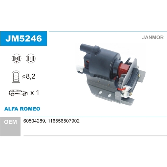 JM5246 - Ignition coil 