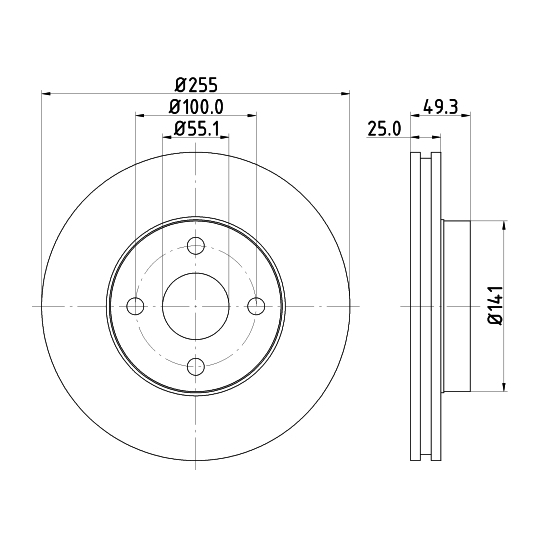 MDC1587 - Brake Disc 