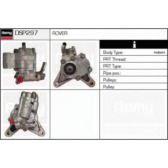 DSP297 - Hydraulic Pump, steering system 