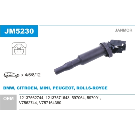 JM5230 - Ignition coil 