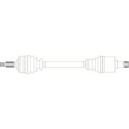 RV3053 - Drive Shaft 