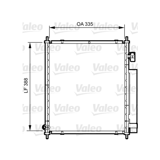 814241 - Condenser, air conditioning 