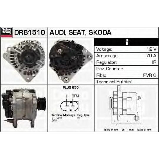 DRB1510 - Alternator 