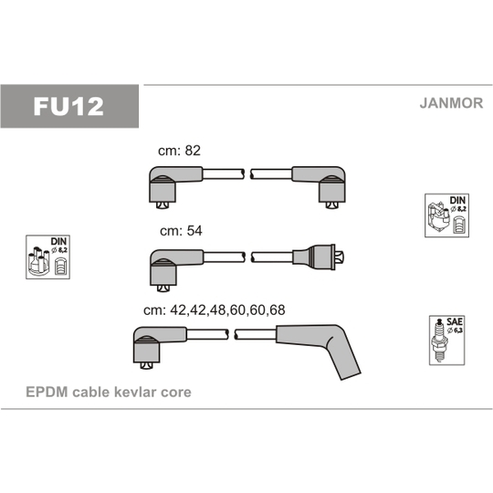 FU12 - Ignition Cable Kit 