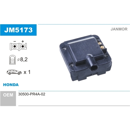 JM5173 - Ignition coil 