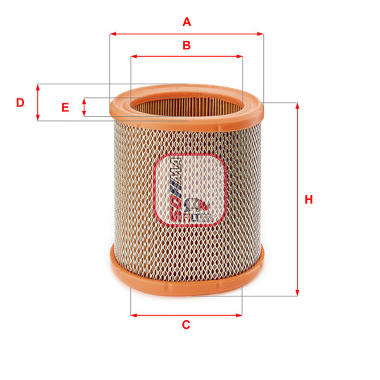 S 7258 A - Air filter 