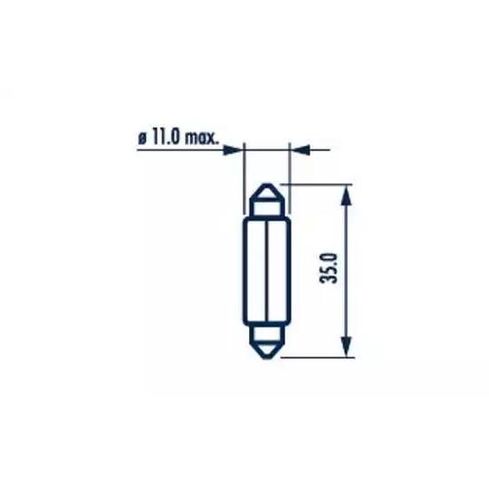 17136 - Bulb, boot interior light 