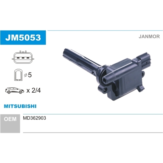 JM5053 - Ignition coil 