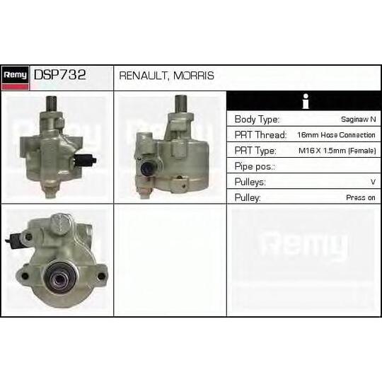 DSP732 - Hydraulic Pump, steering system 