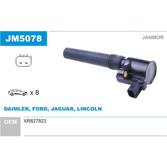 JM5078 - Ignition coil 