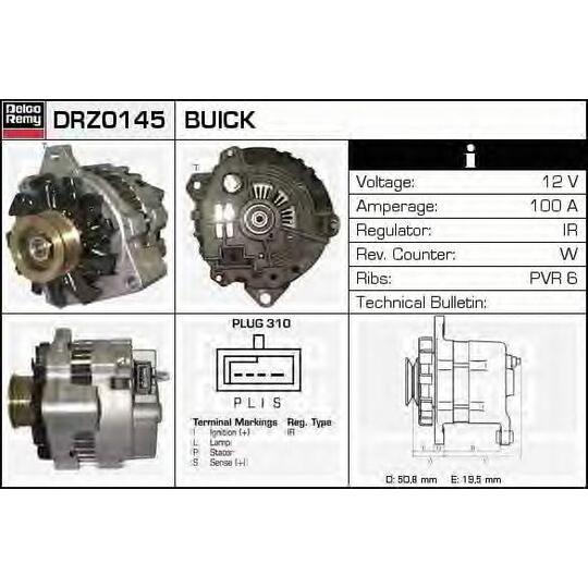 DRZ0145 - Alternator 