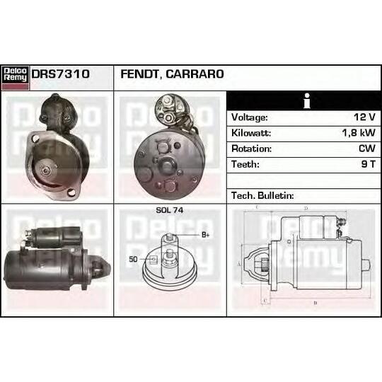 DRS7310 - Starter 