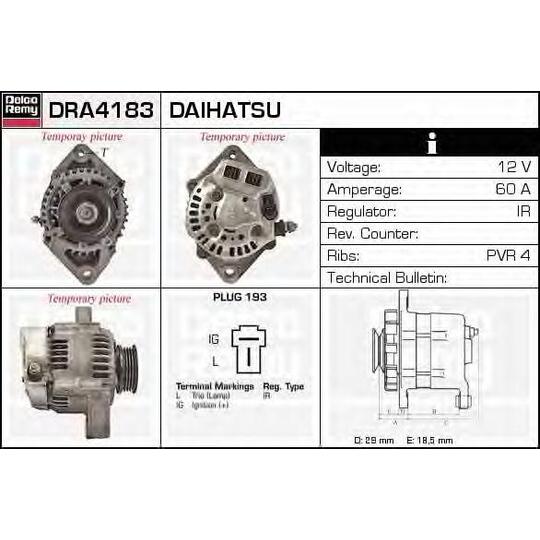 DRA4183 - Alternator 