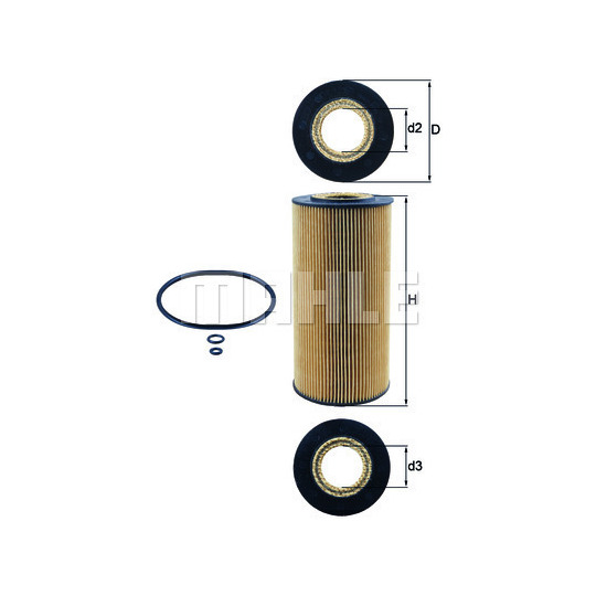 OX 123/1D - Oil filter 