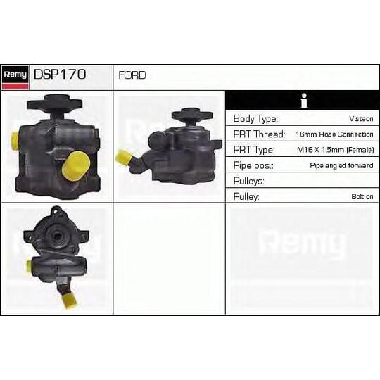 DSP170 - Hydraulic Pump, steering system 