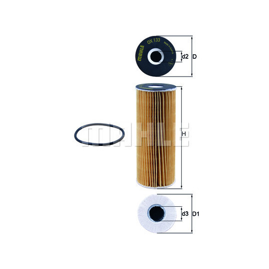OX 133D - Oil filter 