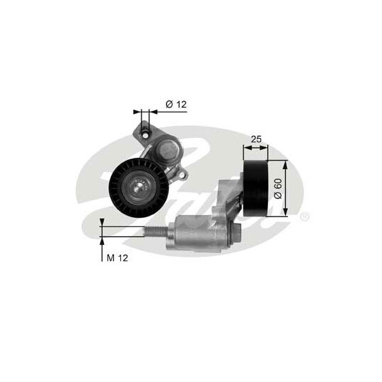 T38235 - Tensioner Pulley, v-ribbed belt 