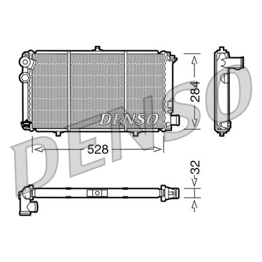 DRM07001 - Kylare, motorkylning 