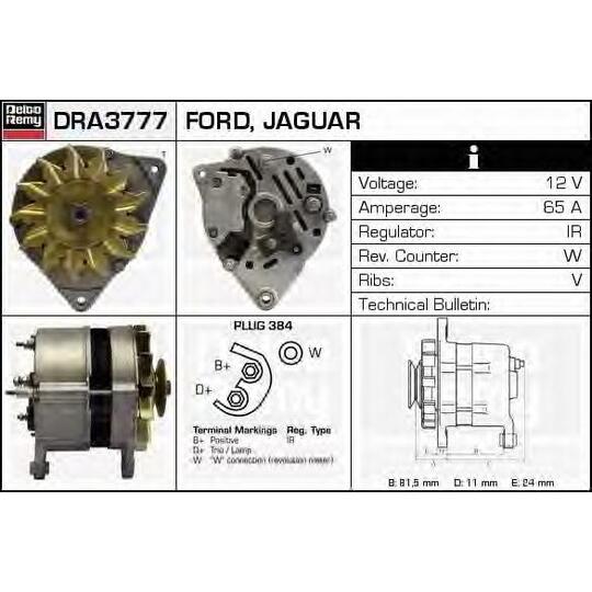 DRA3777 - Alternator 