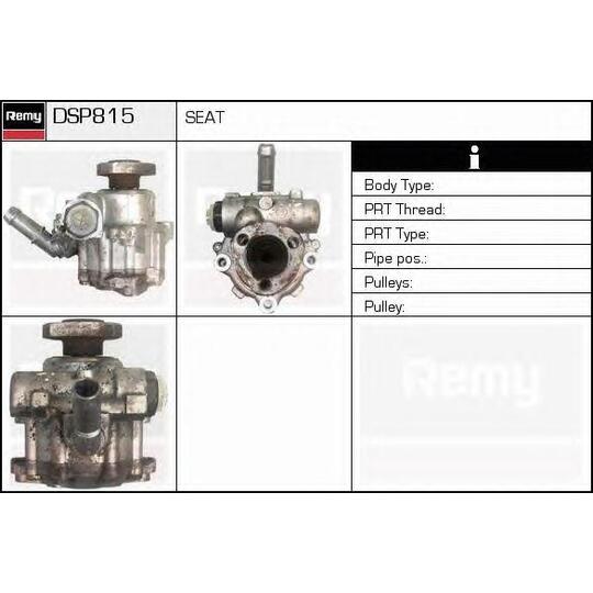 DSP815 - Hydraulic Pump, steering system 