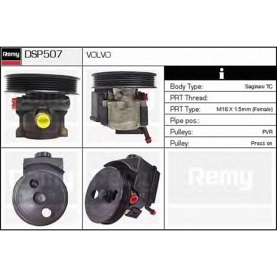 DSP507 - Hydraulic Pump, steering system 
