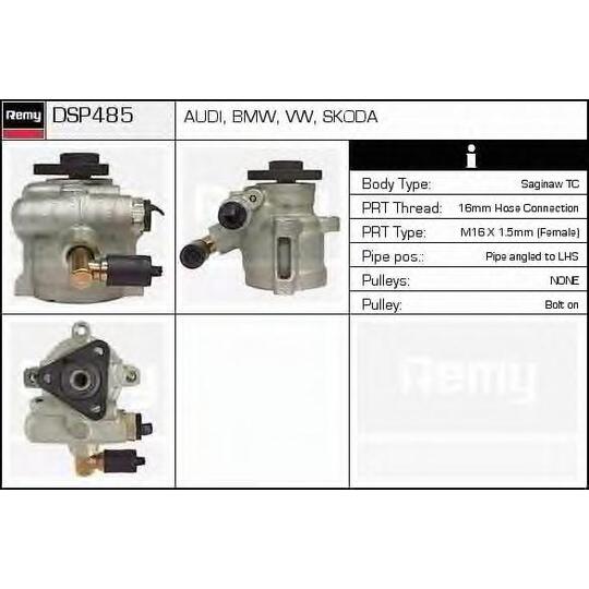 DSP485 - Hydraulic Pump, steering system 