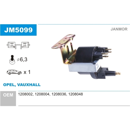 JM5099 - Ignition coil 