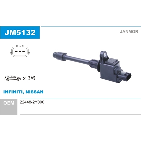 JM5132 - Ignition coil 