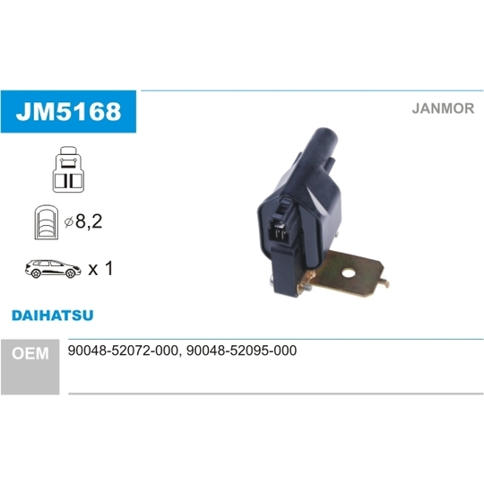 JM5168 - Ignition coil 