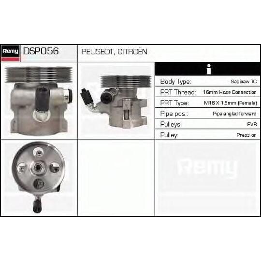 DSP056 - Hydraulic Pump, steering system 