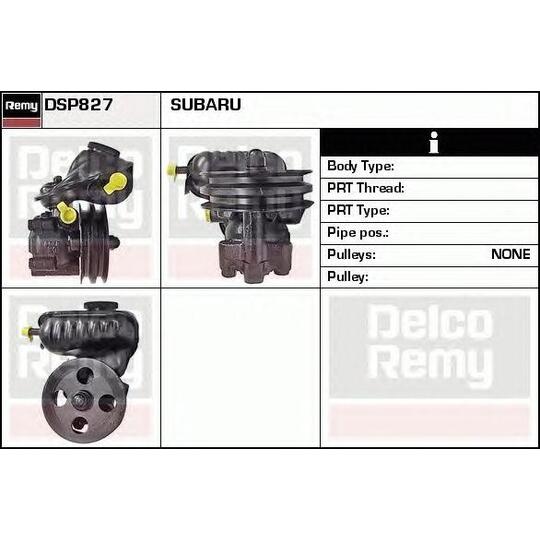 DSP827 - Hydraulic Pump, steering system 