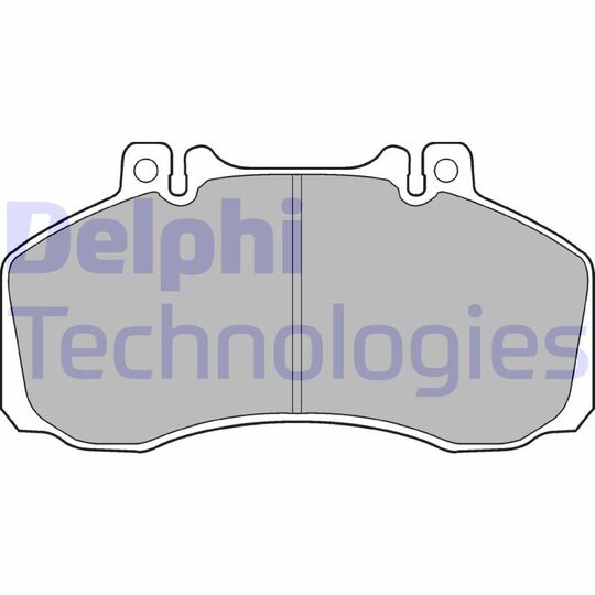 LP858 - Brake Pad Set, disc brake 