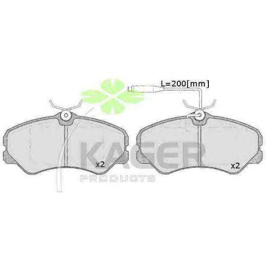 35-0226 - Brake Pad Set, disc brake 