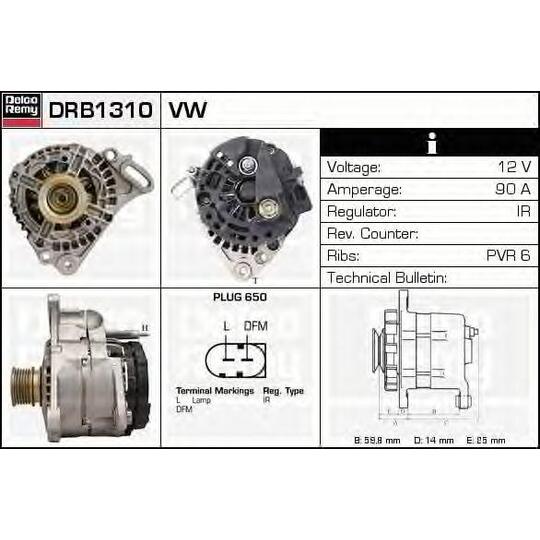 DRB1310 - Alternator 