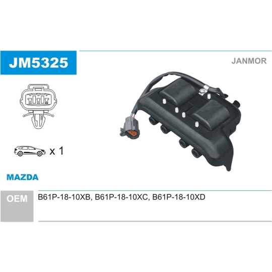 JM5325 - Ignition coil 