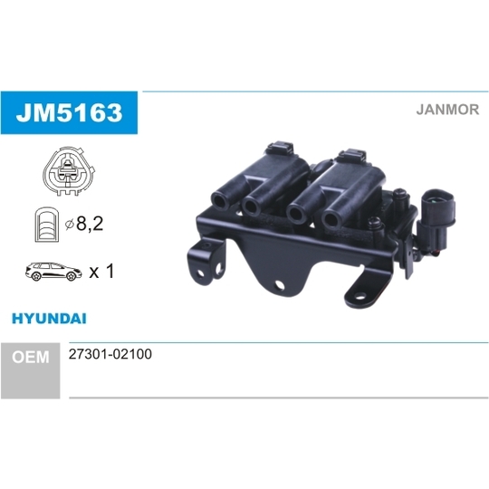 JM5163 - Ignition coil 