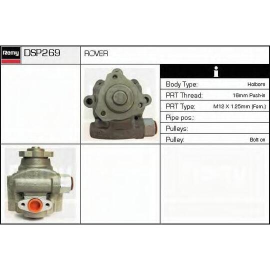 DSP269 - Hydraulic Pump, steering system 