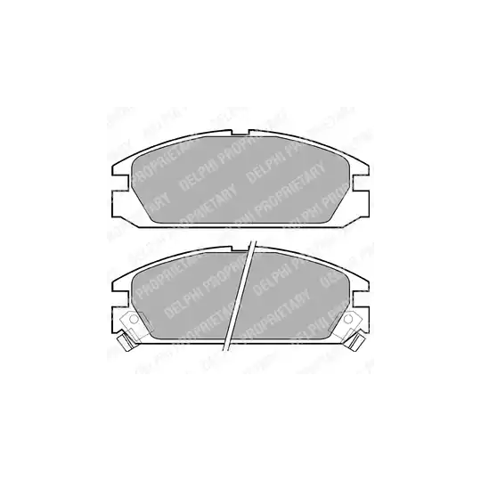 LP525 - Brake Pad Set, disc brake 