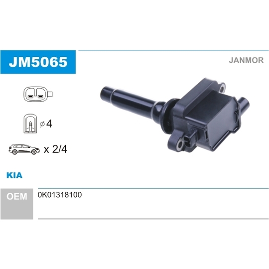 JM5065 - Ignition coil 