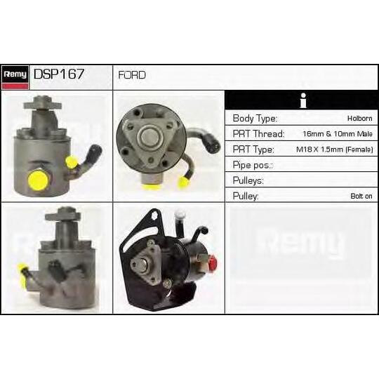 DSP167 - Hydraulic Pump, steering system 