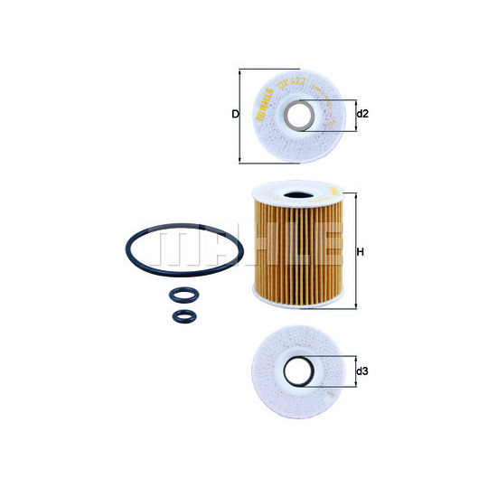 OX 422D - Oil filter 