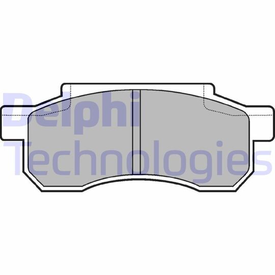 LP526 - Brake Pad Set, disc brake 