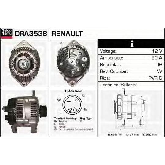 DRA3538 - Generaator 